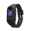 N8 TWS Bluetooth 2 in 1 polsbandjes Draadloze oortelefoon Smart Armbanden Slaap Tracker Stappenteller Bloeddruk Monitoring Sport Fitness Horloges