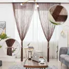 Curtain & Drapes Multi-color Optional 100 X 200CM Thread Line Curtains For Living Room Door Wall Window Panel Tassel Home Decoration