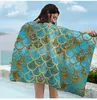 Sirène Serviette De Plage Impression Créative Crème Solaire Châle Serviettes À Séchage Rapide Femmes Natation Wrap Imprimé Bain Adulte 70 * 35 CM ZYY970