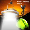 Luci di emergenza Lampeggiatore Mobile Power Bank Porta USB Luce per tenda da campeggio Lampada a sospensione portatile per esterni 30 LED Lanterna