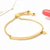 FATE LOVE Simple Fashion Jewelry Beautiful Adjustable Girl Women ID Bracelets Bangles Rose Gold Color GS929