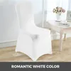 Vevor White Spandex Chair Cover 50pcs100pcs Stretch Polyester Hlebovers for Banquet Dining Party Couvre 2107246853424