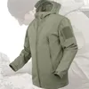 Men's Jackets Autumn And Winter Plus Size Outdoor Tactical Waterproof Thicken 3-IN-1 Jacket Men Clothing Windbreaker