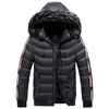 Men Winter Jacket Parkas Coat Brand Casual Warm Thick Waterproof Padded Coats Fur Collar Hooded Men's 211214