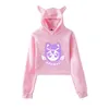 Women's Hoodies Sweatshirts 2021 Ankomst Aphmau Cat Ears Hoodie Långärmad Hooded Tröja Casual All-Match Tops