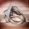 REAL S925 STERLING Silver 2 Carats Anneau de Moissanite naturel pour les femmes Hip-Hop Men anillo de Silver 925 Bijoux Anneaux de Bizuteria320o