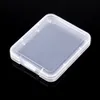 CFカードダブルカード小ホワイトボックス保護ケースプラスチック透明メモリ収納ボックス