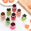 NEWStar Heart Shape Vegetables Cutter Plastic Handle 3Pcs Portable Cook Tools Stainless Steel Fruit Cutting Die Kitchen Gadgets EWA6254