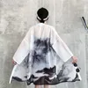 カーディガン女性浴衣女性中国のヴィンテージシャツ日本の衣装着物香水ハラジュク島のブラウスシャツ9960 210417