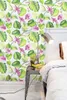 Papéis de parede Tropical Floral Contact Paper Peel and Stick Removable Wallpaper Gabinete Auto Adesivo Cabinete à prova d'água Cobertura de parede