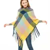 Scarves Designer 2021 Knitted Autumn Winter Women Scarf Plaid Warm Cashmere Shawls Neck Bandana Pashmina Lady Wrap