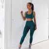 Conjunto sin costuras de Yoga, ropa deportiva de nailon para mujer, mallas deportivas de 2 piezas, sujetadores deportivos acolchados para ejercicio, ropa femenina, conjuntos de gimnasio, trajes