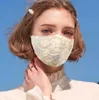 Adulto Lace Masks à prova de poeira Respirável Personalizado Ear Mask Moda Tridimensional Rosto Capas 6 Cor HHC7544