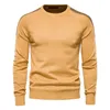 Aiopeson Spliced ​​Drop Sleeve Sweater Män Casual O-Neck Slim Fit Pullovers Mäns Tröjor Vinter Varm Stickad Tröja för män 211008