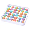Zappelspielzeug Push Bubble Pop Autism Special Bedürfnisse Angstabbau hilft, Stress zu lindern und Soft Squeeze Toy216n zu erhöhen