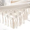 200cm * 150cm Hängmatta Macrame Boho Dekoration Heminredning Fringe Deluxe Double Net Chair Inomhus Hängande Swing