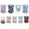 1Pc Cute Animal Pattern Hanging Ear Kids Head Face Neck Gaiter Tube Bandana Sciarpa Outdoor Cycling Sport Caps Maschere