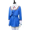 Anime Hochhaus Invasion Shinzaki Kuon Cosplay Kostüm Lange Lockige Perücke JK Uniform Mädchen Frauen Halloween Schule Party Anzug Y0913
