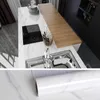 Fonds d'écran étanche et résistant à l'huile papier peint en marbre pâte murale PVC auto-adhésif salle de bain cuisine comptoir décoration de la maison