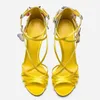Sandales de gladiateur en soie à bout ouvert pour femmes, chaussures à talons hauts, papillon de rêve, lanière croisée, fête d'été, 2021
