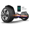 C3-003 8,5 polegadas 350W 2 rodas hoverboard com app e alto-falante Bluetooth de alta qualidade no exterior Stock Kick scooters