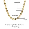 2021 fashion personality men women Retro stainless steel necklace titanium steel necklace jewelry party gift gold silver 11mm wide 60cm long (no box)