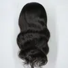 Yirubeauty Brezilyalı Bakire Saç 13x6 Dantel Ön Peruk Vücut Dalgası 12-30inch Remy Doğal Renk On üç peruk ile