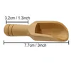 500pcs Mini Wood Wooden Scoops Tea Coffee Spoons Bath Salt Powder Detergent Spoon Candy Laundry Eco Friendly