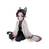 Anime Figure Demon Slayer Kimetsu No Yaiba Kochou Shinobu Cute Toys for Kids Collectible Model PVC Doll 220115