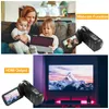 Fotocamere digitali 4K Ultra HD Camcorder Webcam per Vlogging Videocamera Registratore Wifi Luce incorporata 48MP 3.0 pollici 16X