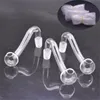 Bent Curve Glass Oil Burner Pipe Multipurpose 10mm 14mm 18mm Male Female Banger Nail for Dab Rig Bong Smokng Accessories