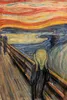 The Scream Home Decor Enorme pittura ad olio su tela Handpainted / HD-Print Wall Art Pictures Pictures Personalizzazione è accettabile 21051904