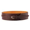 Women Dress Belt, Fashion Coat Leather Belt For Women, Pin Buckle Cowhide Leather Women Belts, Mid-waisted Wide Belt 210407