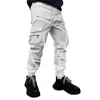 2021 Весна осенние грузовые брюки мужские моды прилив прохладно высокая улица joggers ночной светоотражающий брюки случайные брюки мужские спортивные штаны