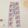 Spring and Autumn Casual Lips Allover Leggings for Kid Girl tights 210528