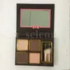 Face Makeup Bronzers Contour Chiseled To Perfection Highlighters Pressed Powder Palette 4 Color Concealer with Brush9387383