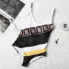 Swimsuit Bikini Swimwear for Women Brand Bathing Suit Beachwear Summer one piece Sexy Lady g letter Flower print Swimsuit Drop299H