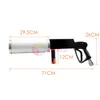 Handhåll LED CO2 DJ Pistol med batteri CO2 Jet Gas Gun CO2 pistol pistol för disco club KTV Pub Party KTV sceneffekt