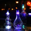 Jueja Mantar Şekilli USB Şarj Edilebilir LED RGB Renkli Dönüşüm Gece Lambası Süper Parlak Boş Şarap Şişesi Lambası Festival Atmosfer Lambası Için