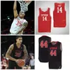 NCAA COLLEGE UTAH UTESバスケットボールジャージ35 Kyle Kuzma 44 Keith Van Horn 0 Naseem Gaskin 1 Charles Jones Jr Custom Ed