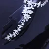 Stonefans Bohemia Finger Charm Zircon for Women INS Fashion Luxury Cubic Zirconia Bracelet Oval Crystal Jewelry