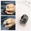 20 teile/los Vintage Punk Antike Silber Farbe Metall Band Ringe Für Männer Frauen Party Geschenke Schmuck Mix Stil Großhandel Masse verlost