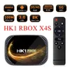 Smart TV BOX HK1 RBOX X4S Android 11.0 Amlogic S905X4 4GB RAM 32GB/64GB/128GB 2.4G&5G Wifi 100M LAN Youtube 8K Set Top Box