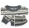 2021 Ragazzi invernali maglione lavorato a maglia cammello stampa abbigliamento per bambini adolescenti moda pullover caldi cappotti in maglia 2-12 abbigliamento per bambini anziani Y1024