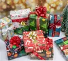 Noel Hediyesi Wrap Kağıt Noel Dekorasyon Hediyeler Kutusu DIY Paket Kağıt Karikatür Noel Baba Kardan Adam Geyik Mevcut Sarma Kağıtları SN3290