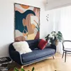Gobeliny nordyckie ręcznie robione gobelin bawełniany vintage salon salon Macrame Mural Wandteppich Home Textile DB60G