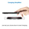 K9 Qi Wireless Charger för iPhone X 8Plus Pad Mini Ultra-Slim för Huawei Xiaomi iPhone Samsung S8 S9 Plus med detaljhandelspaket