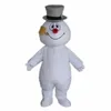 Halloween snögubbe maskot kostym toppkvalitet tecknad tema karaktär karneval unisex vuxna storlek jul födelsedagsfest fancy outfit