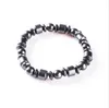 Bracelet de soins de santé Anti-Fatigue Bracelet aimant élastique Force perles fête petits cadeaux noir Portable Flexible