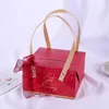 Boîte de bonbons d'impression de style européen Anniversaire Événement de mariage Emballage de beauté Facile à transporter Sacs à poignée LLE11939